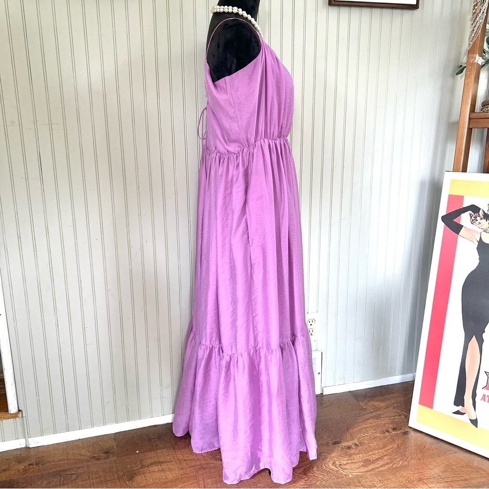 Abercrombie & Fitch Lavender/Purple Maxi Dress - Picture 6 of 11